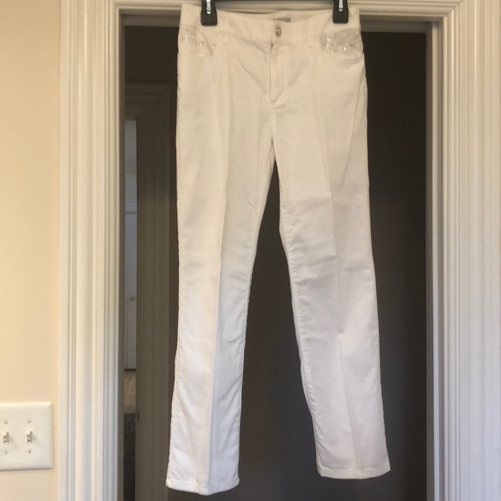Chico’s size 0.5 white denim jeans